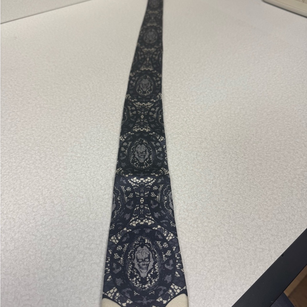 Alexander McQueen Black Tie Accessories